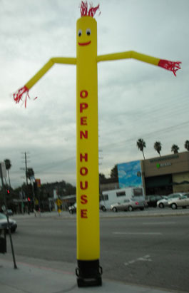 Open House SkyPuppet - Yellow (Single-Sided) - 20 Ft.